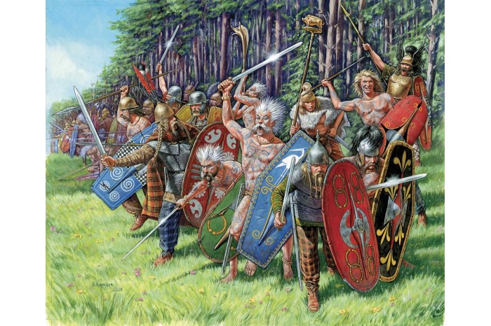 Model Kit figurky 8012 - Gallic Warriors (1:72)