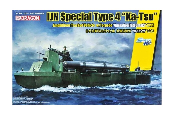 Model Kit military 6849 - IJN SPECIAL TYPE 4 "KA-TSU" w/TORPEDO "OPERATION TATSUMAKI"