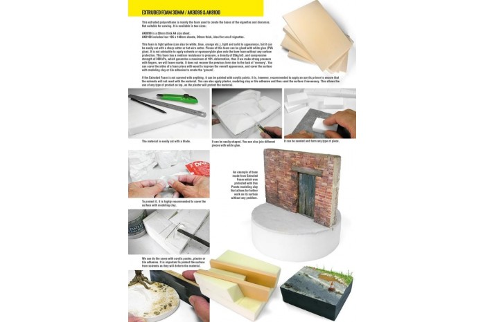 Extrudovaná pěna (Extruded foam) - A4 30mm - 8100