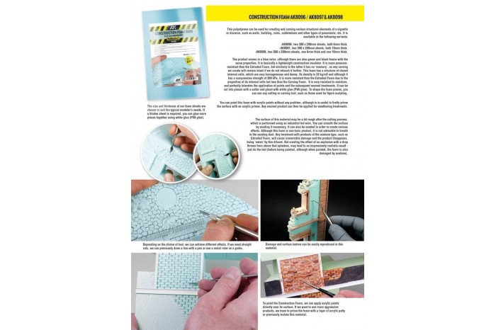 Konstrukční pěna (Construction foam) - 2x10mm - 8097