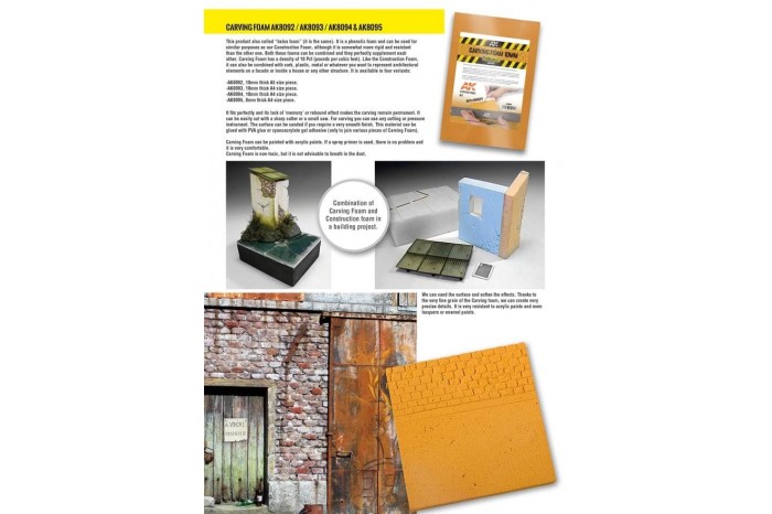 Řezací pěna (Carving foam) - A5 10mm- 8092