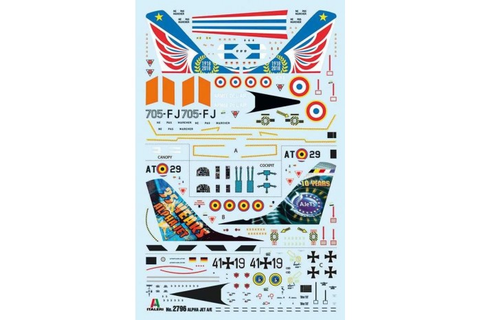 Model Kit letadlo 2796 - Alpha Jet A/E (1:48)