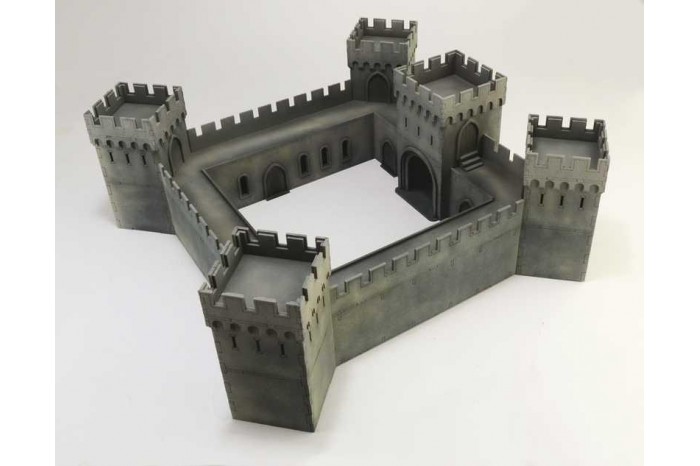 Model Kit diorama 6185 - 100 YEARS' WAR Castle under siege (1:72)