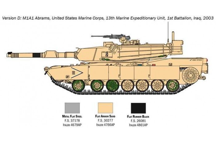 Model Kit tank 6571 - M1A2 ABRAMS with crew (1:35)