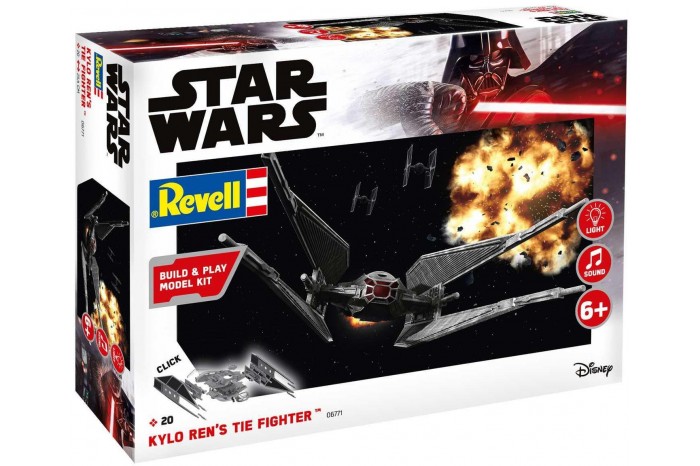 Build & Play SW 06771 - Kylo Ren's TIE Fighter (světelné a zvukové efekty) (1:70)