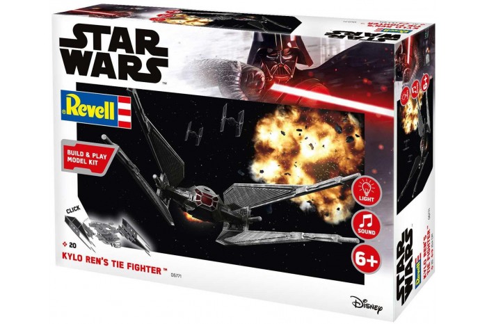 Build & Play SW 06771 - Kylo Ren's TIE Fighter (světelné a zvukové efekty) (1:70)