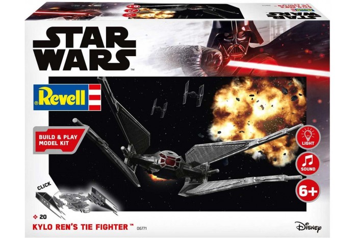 Build & Play SW 06771 - Kylo Ren's TIE Fighter (světelné a zvukové efekty) (1:70)