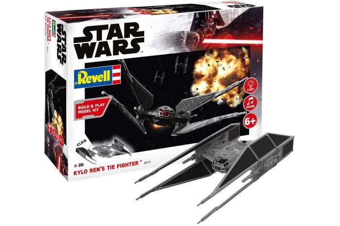 Build & Play SW 06771 - Kylo Ren's TIE Fighter (světelné a zvukové efekty) (1:70)