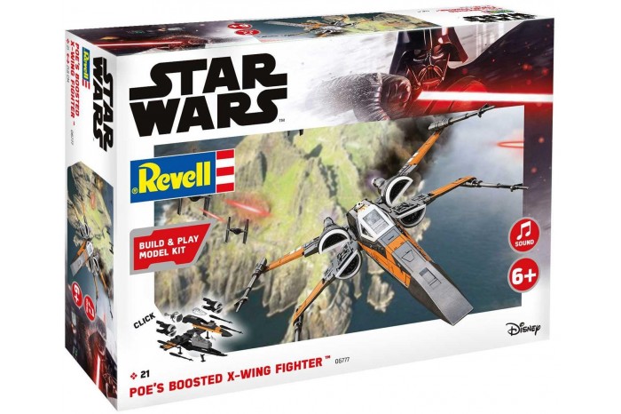 Build & Play SW 06777 - Poe's Boosted X-wing Fighter (zvukové efekty) (1:78)