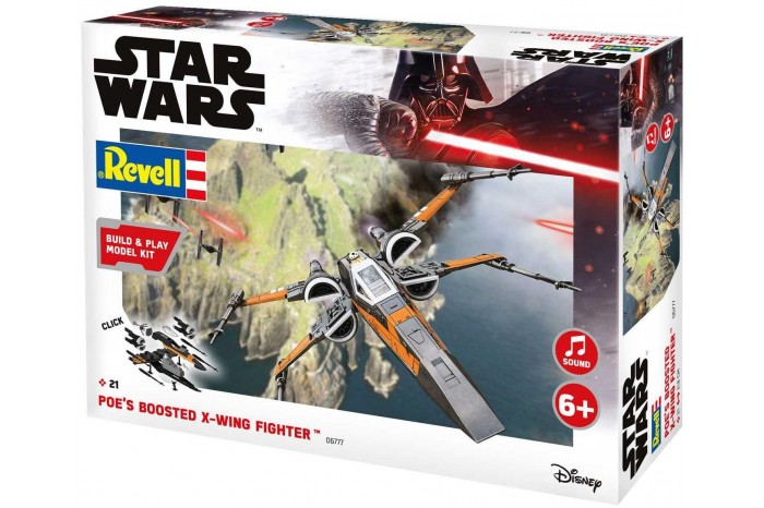 Build & Play SW 06777 - Poe's Boosted X-wing Fighter (zvukové efekty) (1:78)