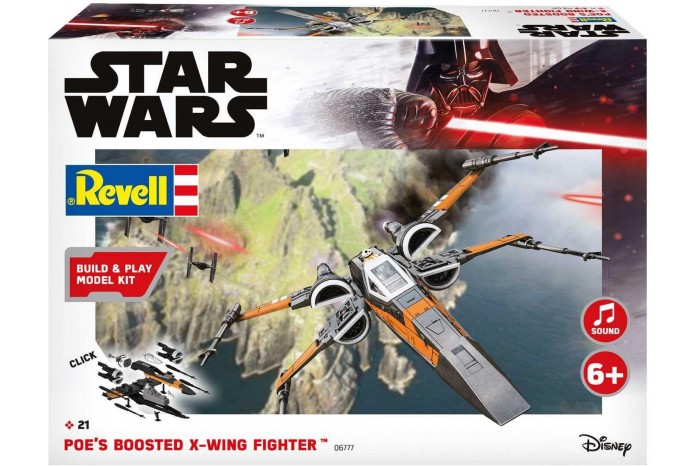 Build & Play SW 06777 - Poe's Boosted X-wing Fighter (zvukové efekty) (1:78)