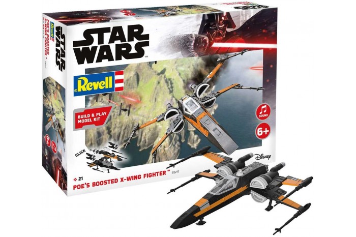 Build & Play SW 06777 - Poe's Boosted X-wing Fighter (zvukové efekty) (1:78)