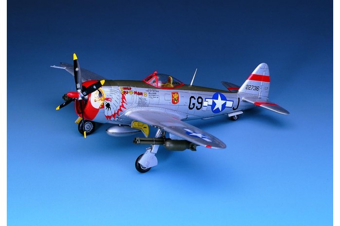 Model Kit letadlo 12491 - P-47D "BUBBLE-TOP" (1:72)