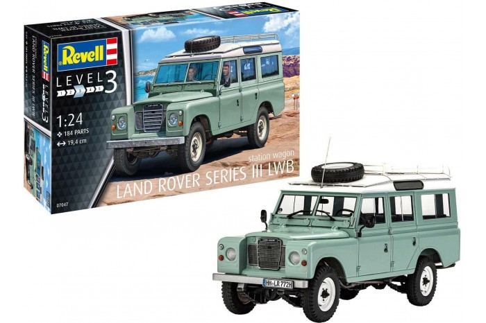 Plastic ModelKit auto 07047 - Land Rover Series III (1:24)