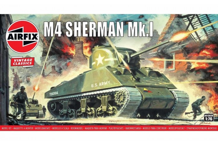 Classic Kit VINTAGE tank A01303V - Sherman M4 Mk1 (1:76)