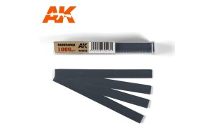 Brusný papír 1000 - mokré použití (Dry Sandpaper 1000) 50ks - AK9026