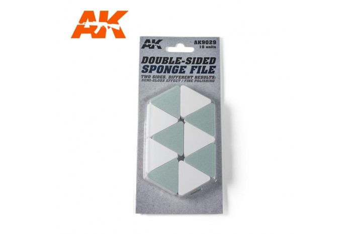 Oboustranná brousící houbička (Doble-Sided Sponge File) - AK9029
