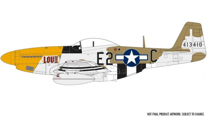 Classic Kit letadlo A05138 - North American P-51D Mustang (Filletless Tails) (1:48)