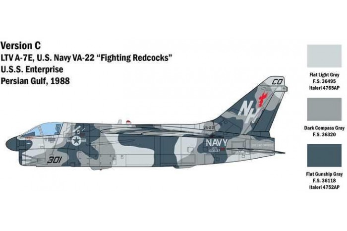 Model Kit letadlo 2797 - A-7E Corsair II (1:48)