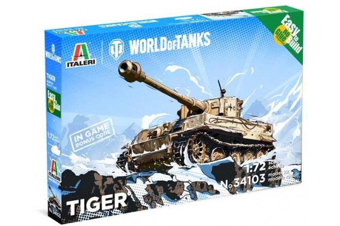 Easy to Build World of Tanks 34103 - Tiger (1:72)