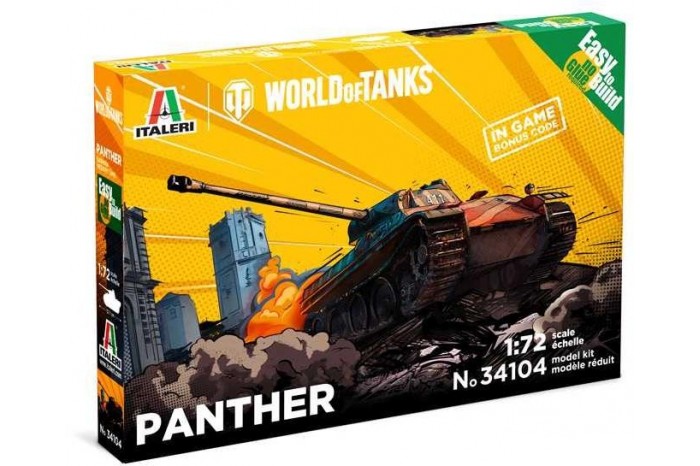 Easy to Build World of Tanks 34104 - Panther (1:72)