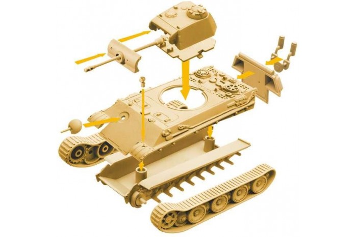 Easy to Build World of Tanks 34104 - Panther (1:72)