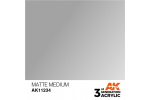 234: Matte medium (17ml) - acryl