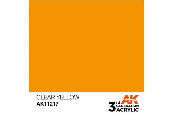 217: Clear Yellow (17ml) - acryl