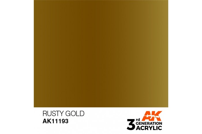193: Rusty Gold (17ml) - acryl