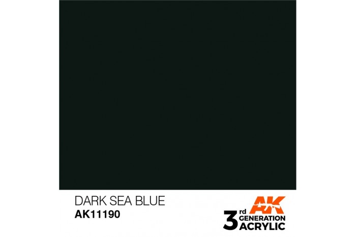 190: Dark Sea Blue (17ml) - acryl