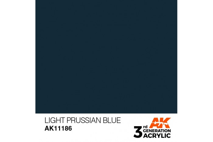 186: Light Prussian Blue (17ml) - acryl