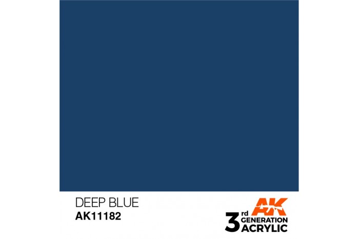 182: Deep Blue (17ml) - acryl