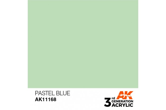 168: Pastel Blue (17ml) - acryl