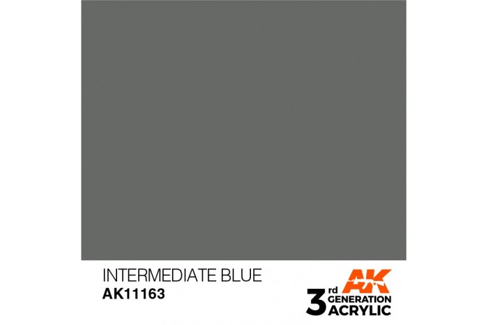 163: Intermediate Blue (17ml) - acryl