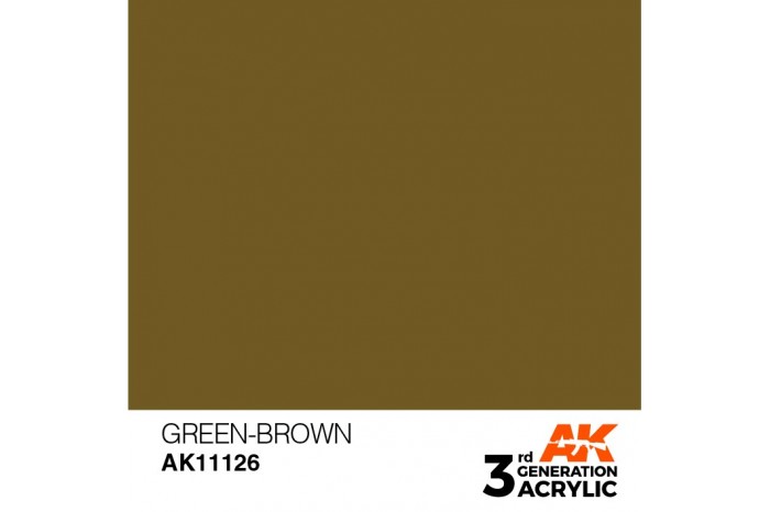 126: Green-Brown (17ml) - acryl