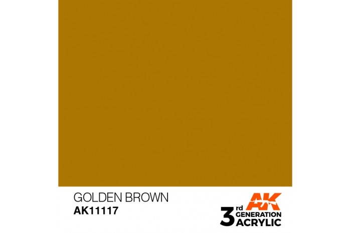 117: Golden Brown (17ml) - acryl