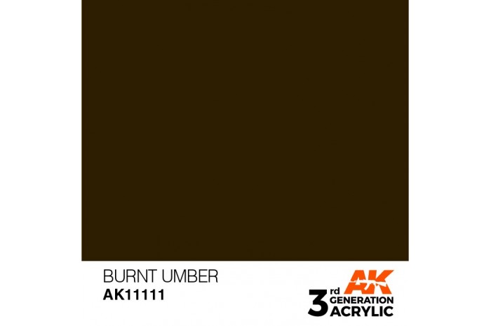 111: Burnt Umber (17ml) - acryl