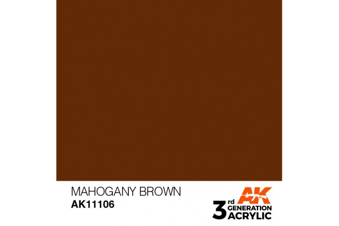 106: Mahogany Brown (17ml) - acryl