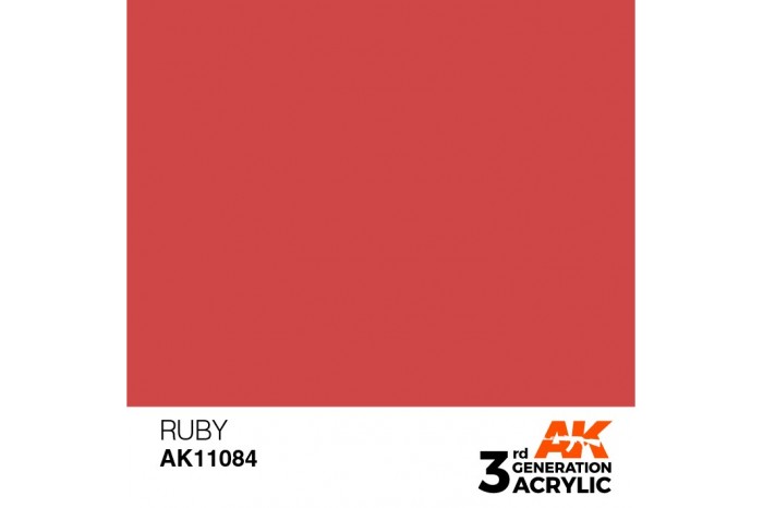 084: Ruby (17ml) - acryl