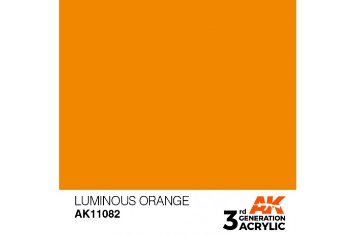 082: Luminous Orange (17ml) - acryl