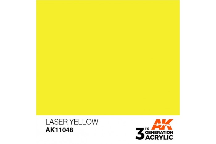 048: Laser Yellow (17ml) - acryl
