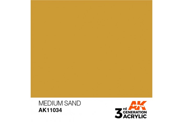 034: Medium Sand (17ml) - acryl