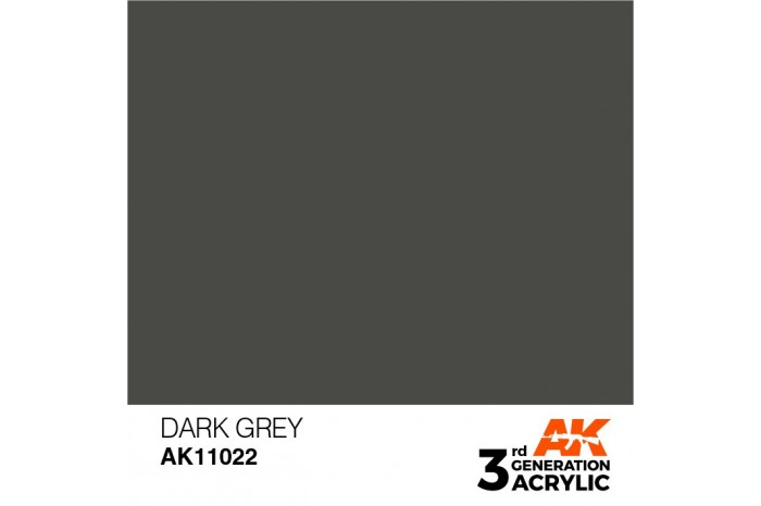 022: Dark Grey (17ml) - acryl