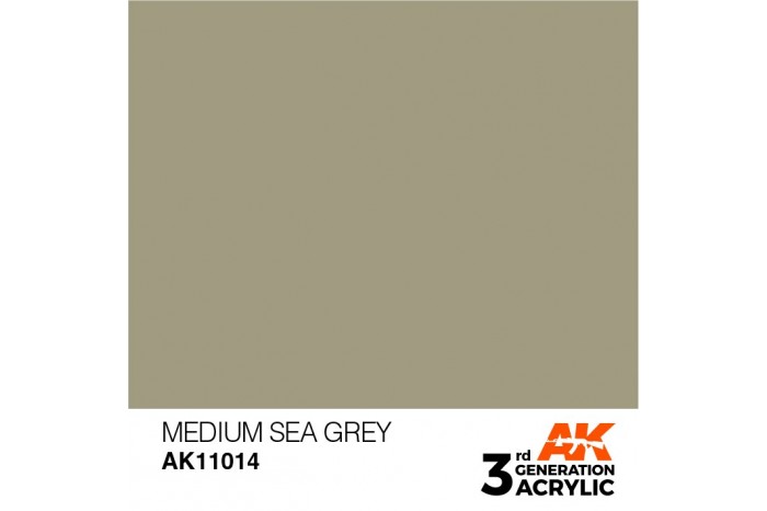 014: Medium Sea Grey (17ml) - acryl