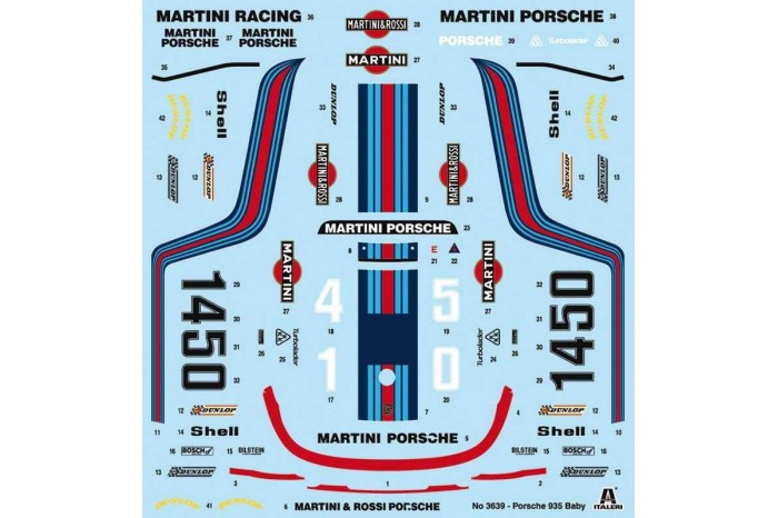 Model Kit auto 3639 - Porsche 935 Baby (1:24)