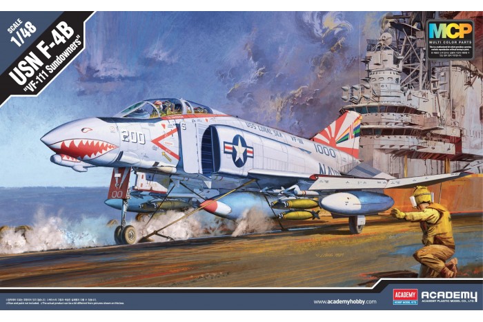 Model Kit letadlo 12232 - F-4B "VF-111 SUNDOWNERS" MCP (1:48)