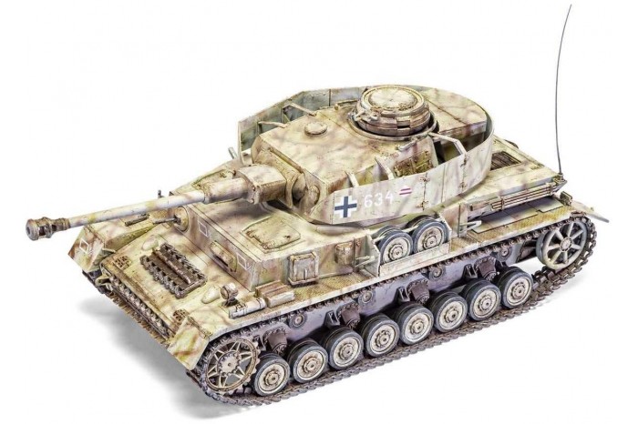 Classic Kit tank A1351 - Panzer IV Ausf.H, Mid Version (1:35)
