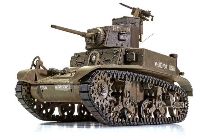Classic Kit tank A1358 - M3 Stuart, Honey (British Version) (1:35)
