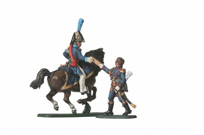 Model Kit figurky 8080 – FRENCH NAPOLEONIC HQ STAFF (1:72)