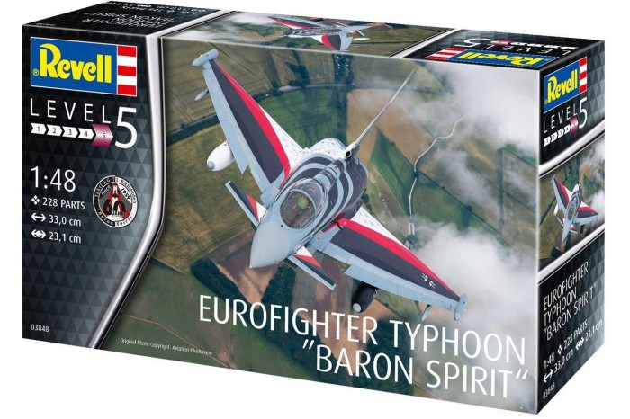 Plastic ModelKit letadlo 03848 - Eurofighter Typhoon "BARON SPIRIT" (1:48)
